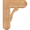 Ekena Millwork Merced Craftsman Smooth Bracket w/ Offset Brace, Western Red Cedar, 7 1/2"W x 18"D x 22"H BKT0806X18X22MRC04SWR - alternate 4